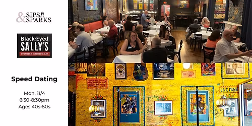 Speed Dating Ages 40s-50s in Hartford, CT at Black-Eyed Sally\u2019s