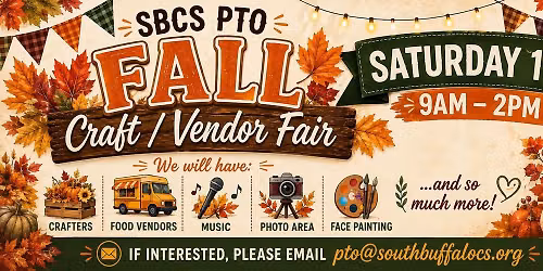 SBCS PTO Fall Craft \/ Vendor Fair