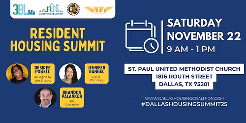 Dallas Housing Coalition Resident Housing Summit