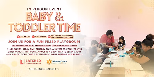 Baby & Toddler Time Free Event