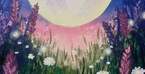 Paint and Sip: Moonlight Meadow