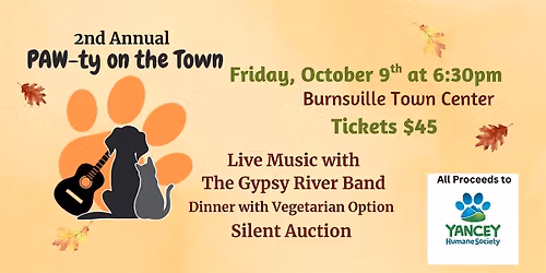 2nd Annual PAW-ty on the Town