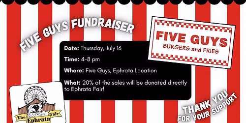 Five Guys Fundraiser