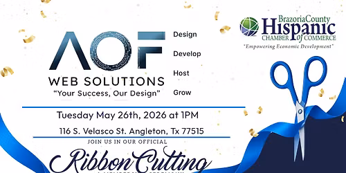 AOF Web Solutions Ribbon Cutting Ceremony