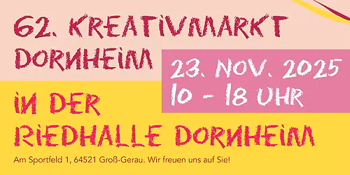 62. Dornheimer Kreativmarkt