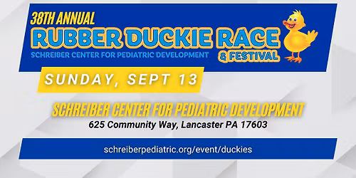 Schreiber's 38th Annual Rubber Duckie Race & Festival