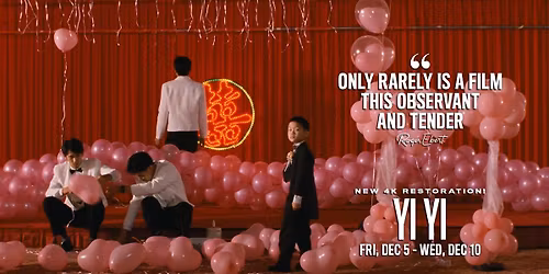 New 4K Restoration! YI YI