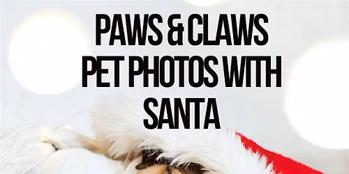 Paws & Claws Santa Pet Photos at The Delta Grand
