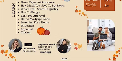 Free Homebuyer Class - WSHFC Sponsored - Nov 15th 2025