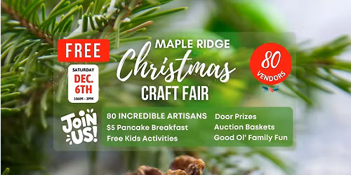 Maple Ridge Christmas Craft Fair 2025