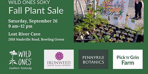 Wild Ones SOKY Fall Plant Sale