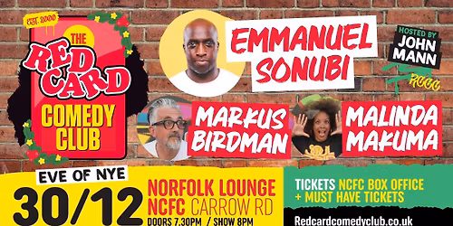 Red Card @ NCFC - Eve of NYE Special