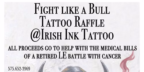 Fight Like a Bull Tattoo Raffle