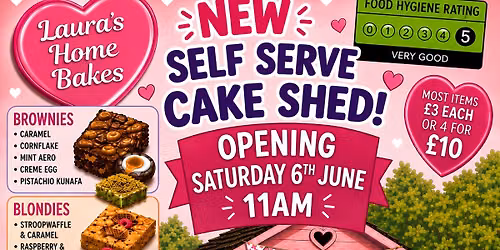 CAKE SHED OPENING