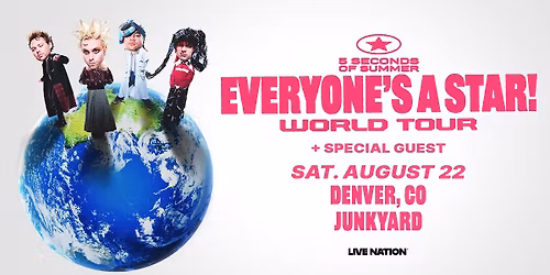 5 Seconds of Summer: EVERYONE'S A STAR! World Tour