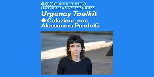 "Urgency Toolkit" Colazione con Alessandra Pandolfi