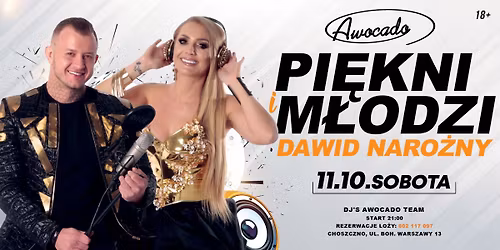 SOBOTA 11.10.2025-PIĘKNI I MŁODZI DAWID NAROŻNY-koncert