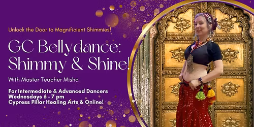 Global Caravan Bellydance ~ Intermediate & Advanced: Shimmy & Shine (6 week session)