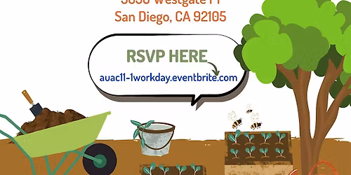 Arif Collective Community Garden Volunteer Workday & Lunch-n-Learn 11.1