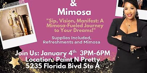 Mimosa & Manifestation Vision Board Party