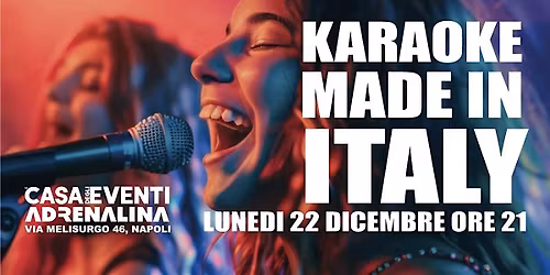 musica Italiana con il Karaoke.