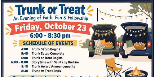 Trunk or Treat: An evening of Faith, Fun & Fellowship!