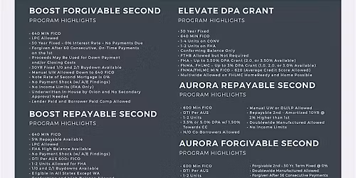 Homeownership Opportunity Seminar
