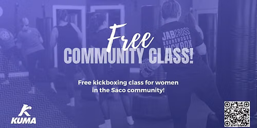 Free Kickboxing Class for the Saco Community \ud83e\udd4a