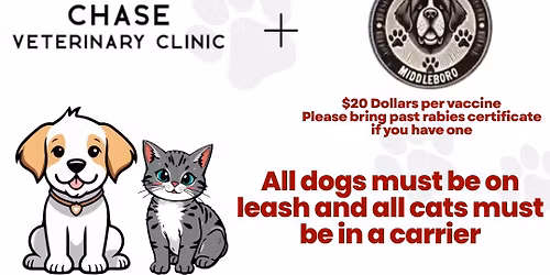 Middleborough Animal Shelter Rabies Clinic