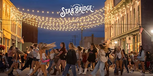 Line Dancing Under The Third Street Star Bridge