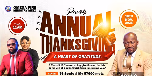 Annual Thanksgiving 2025