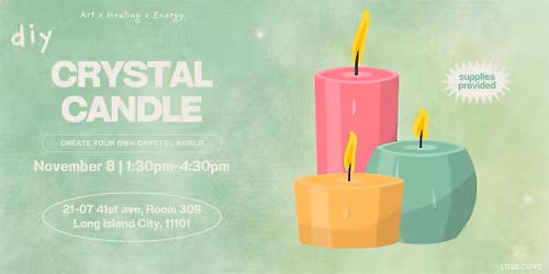 MAKE YOUR OWN CRYSTAL CANDLE WITH SCENTS