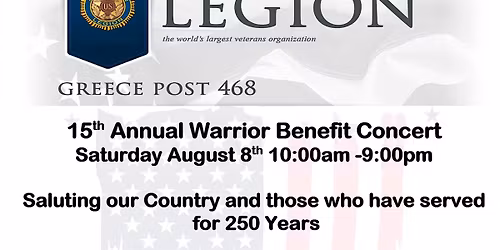 15th Annual Warrior Benefit Concert