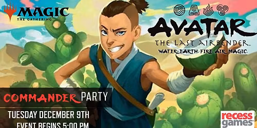 MTG Avatar The Last Airbender Commander Party