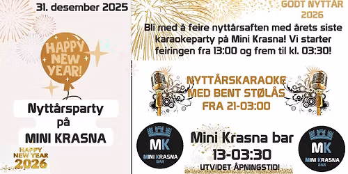 Nytt\u00e5rskaraoke p\u00e5 Mini Krasna