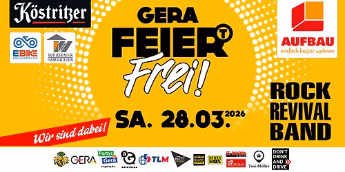 Rock Revival Band zu Feiert Frei | Live Musik