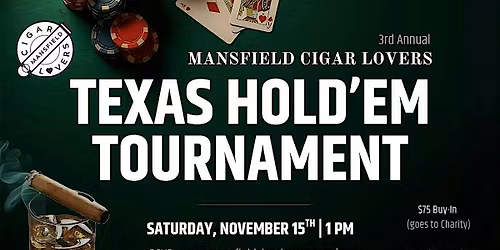 MCL-3rd Annual Charity Poker Tournament benefiting Mansfield Cares