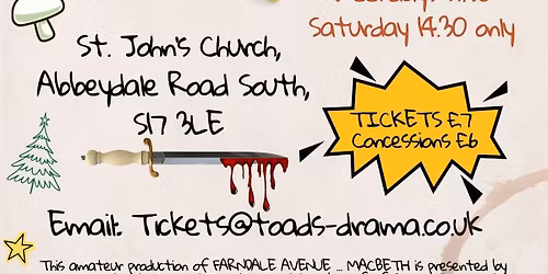 The Farndale Avenue Housing Estate Townswomen's Guild Dramatic Society's Production of Macbeth