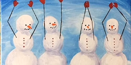 O-H-I-O Snowmen Painting -CLASS FULL!