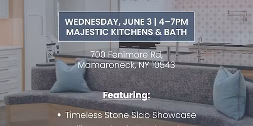 An Evening at Majestic | Featuring Timeless Stone Slab Showcase + Light Bites