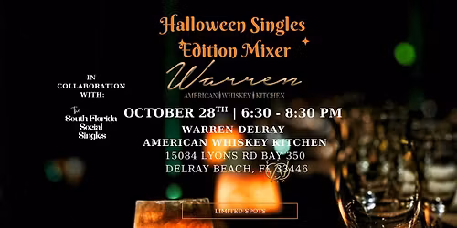 Halloween Singles Edition Event Mixer!