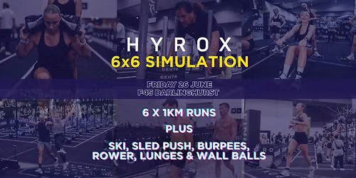 6x6 HYROX SIMULATION