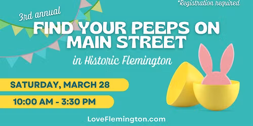 Find Your Peeps on Main Street \u2014 3rd Annual