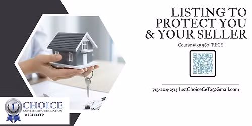 Realtor FREE 2 HR CE-Listing To Protect You & Your Seller