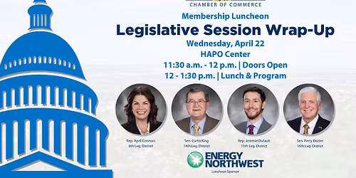 April 22 - Legislative Wrap-Up Membership Luncheon