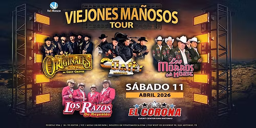 VIEJONES MA\u00d1OSOS TOUR EN SAN ANTONIO