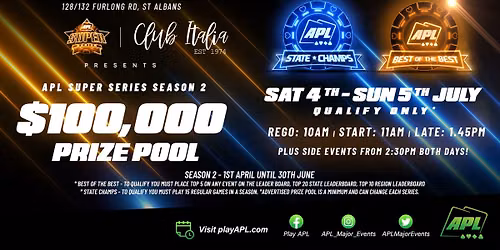 $100,000 Super Series - Season 2 2026