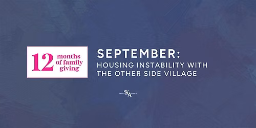 September: Volunteer with The Other Side Village