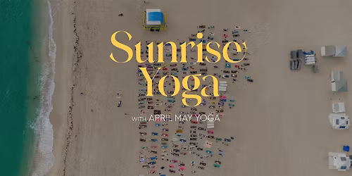 Sunrise Beach Yoga in South Beach with April May Yoga