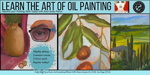 Learn The Art of Oil Painting with Artist Leslie Pierce